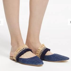 ⭐️Boden Rosa Fringe Mules⭐️